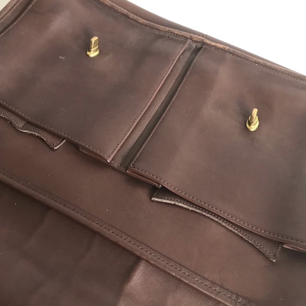 Vintage Brown Coach Leather briefcase - Picture 6 of 7